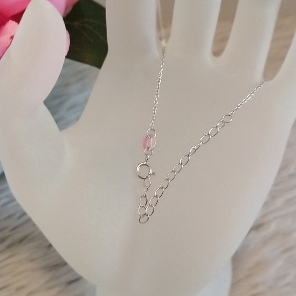 2/$30💕 BNWT Charmed Aroma Adjustable Sterling Silver Necklace - Picture 4 of 5